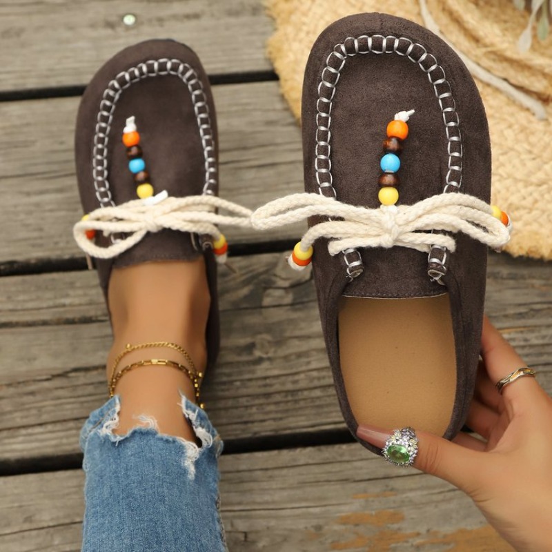 Ethnic Fashion Style - Women 2026 New Slip-On Loafers Soft