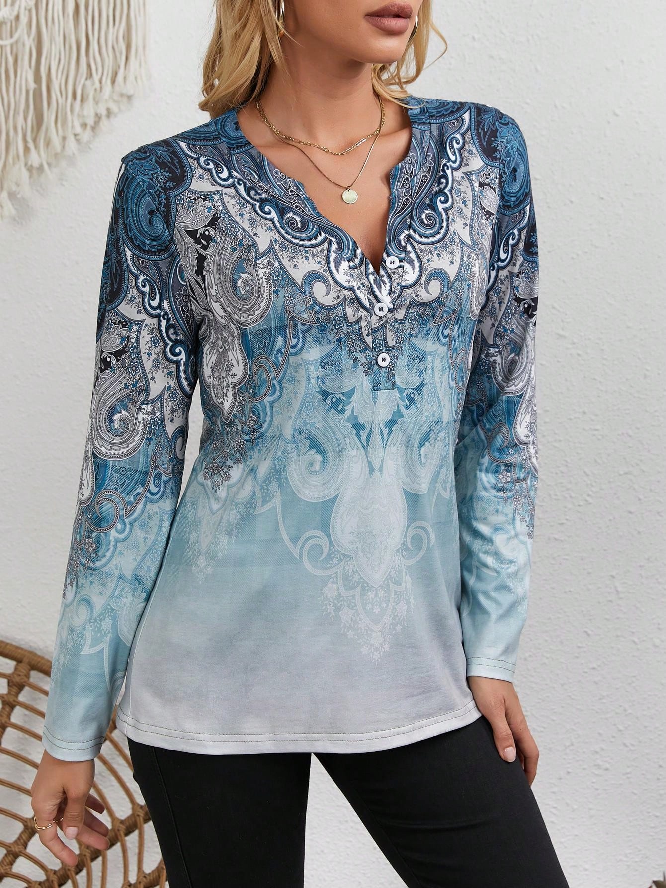 Women's Ethnic-Style Top: Vint - Ethnic Fashion Style 评论和价格