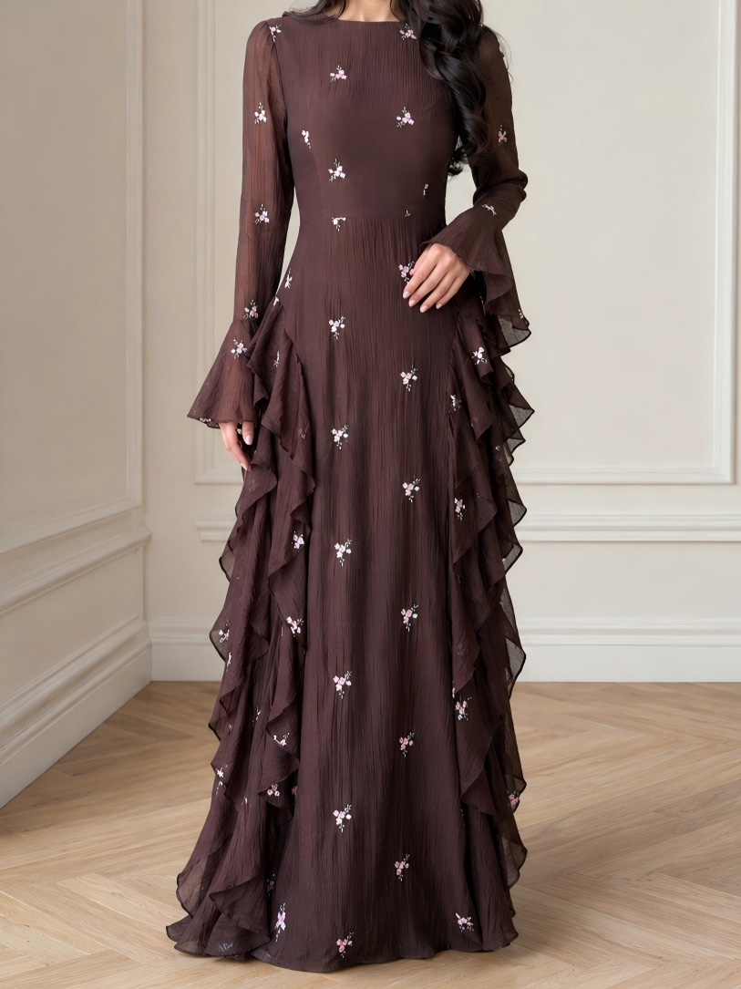 Dress Women Muslim Party Dress - Jalabiya Women Arabic 评论和价格