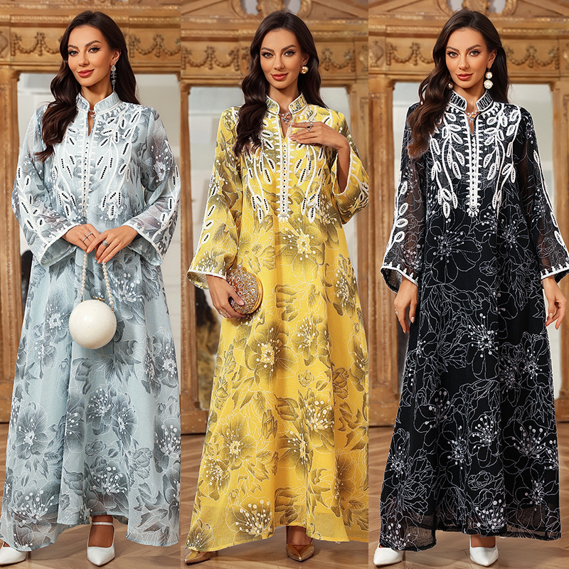 Women Jalabiya Dubai Dress Aba - Jalabiya Women Arabic 评论和价格