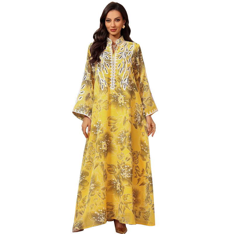 Women Jalabiya Dubai Dress Aba - Jalabiya Women Arabic 评论和价格