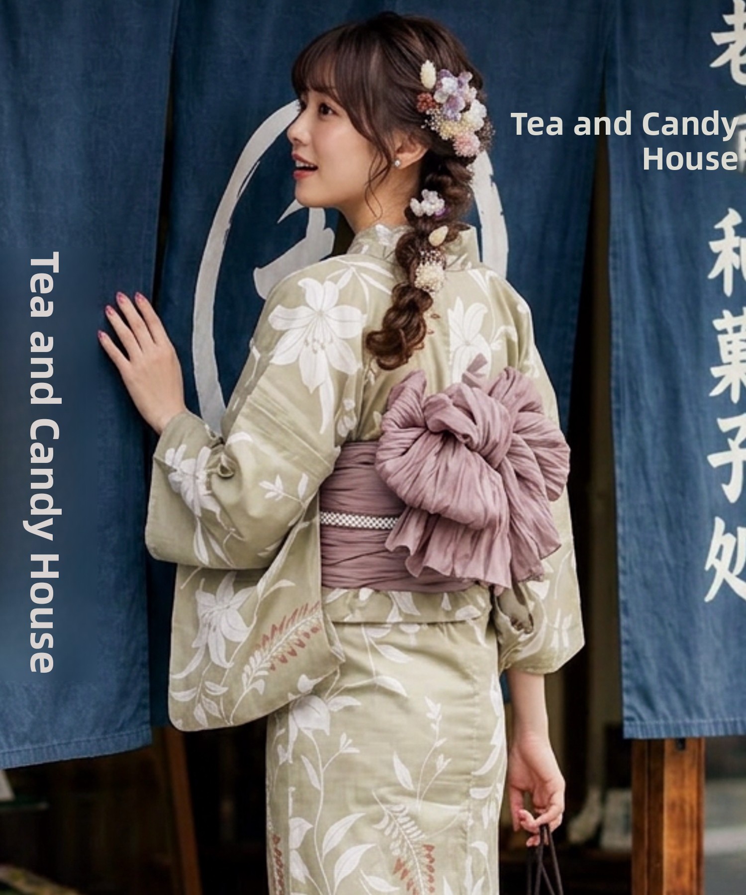 Traditional Yukata Kimono Cott - Ethnic Style Dresses 评论和价格
