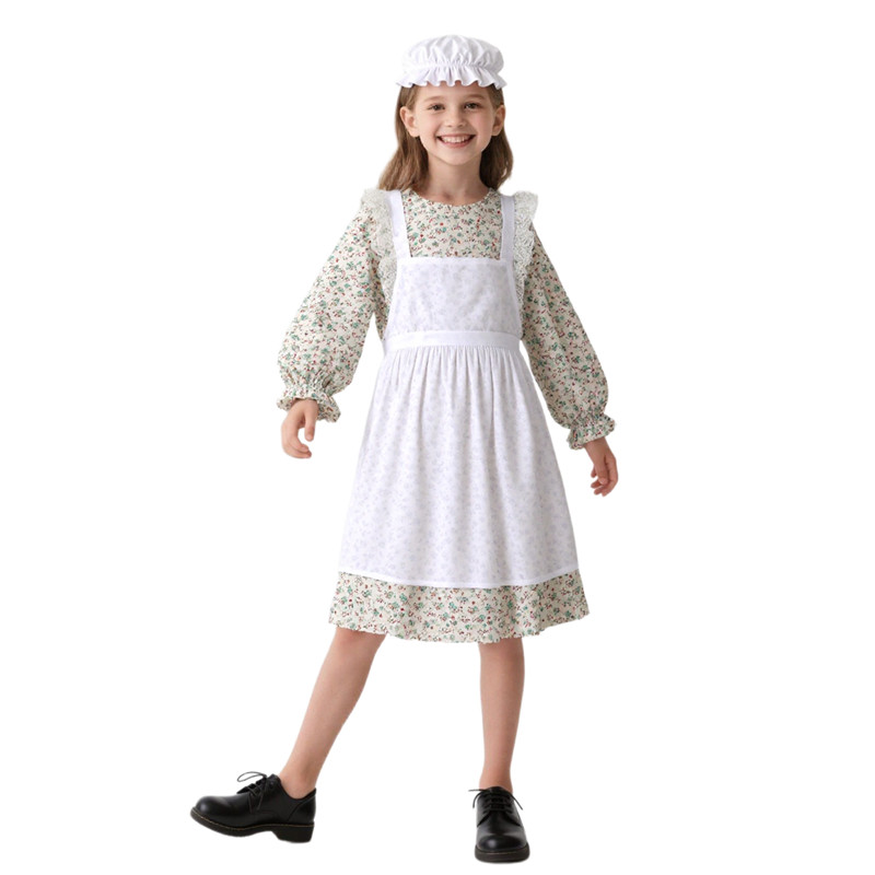 Girls' Victorian-Style Mexican - Ethnic Style Dresses 评论和价格