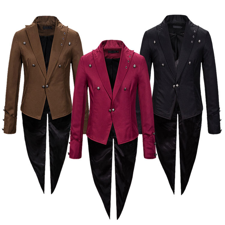 Retro Tailcoat Women's Stage P - Fashion Show Ethnic Wear 评论和价格