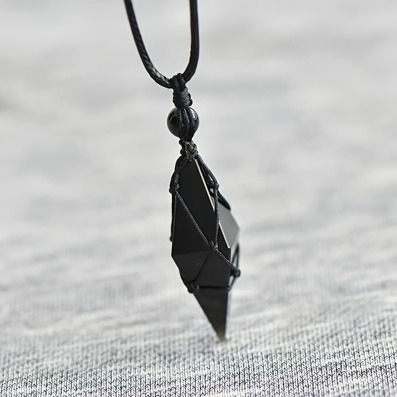 Black Obsidian Arrowhead Cryst - Fashion Show Ethnic Wear 评论和价格