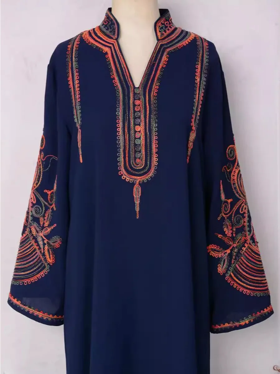 Moroccan Kaftan Abaya For Wome - Jalabiya Women Arabic 评论和价格