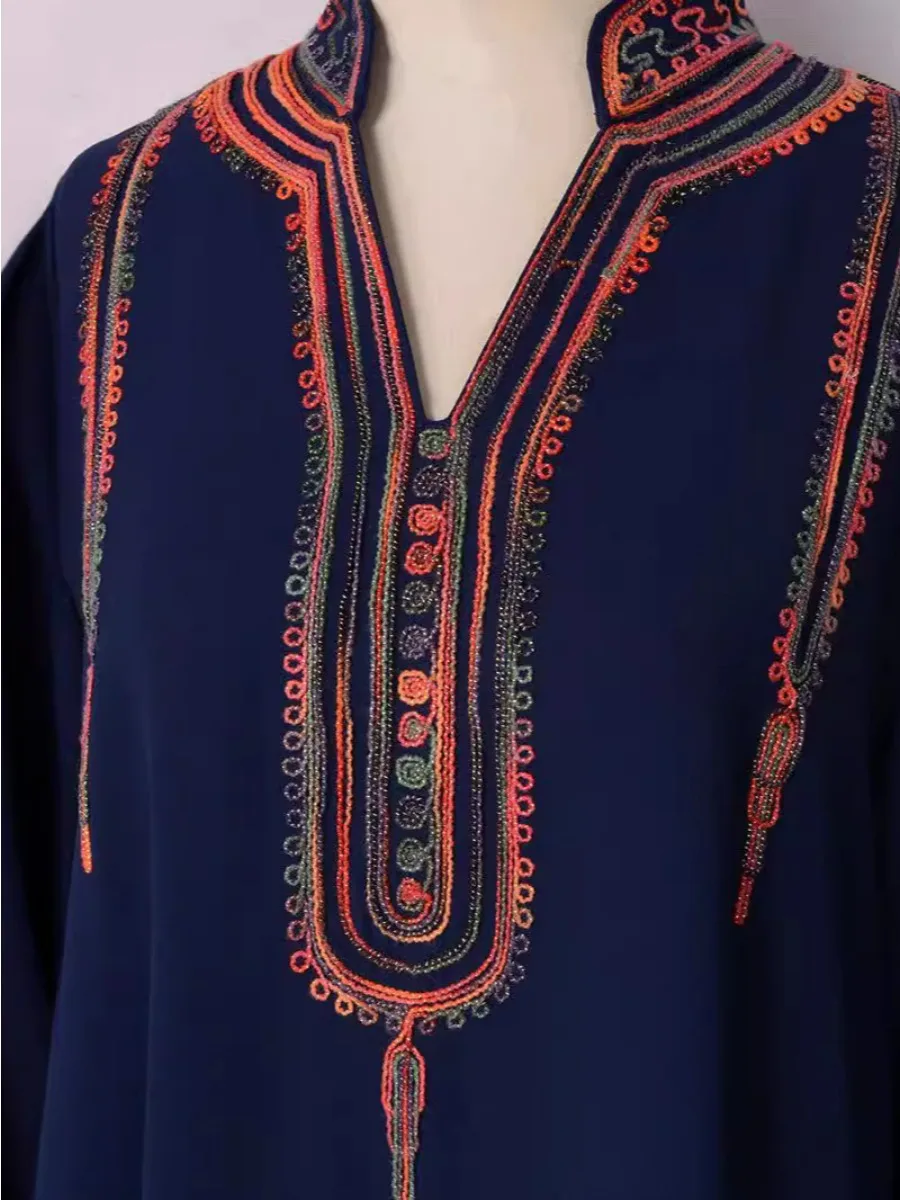 Moroccan Kaftan Abaya For Wome - Jalabiya Women Arabic 评论和价格